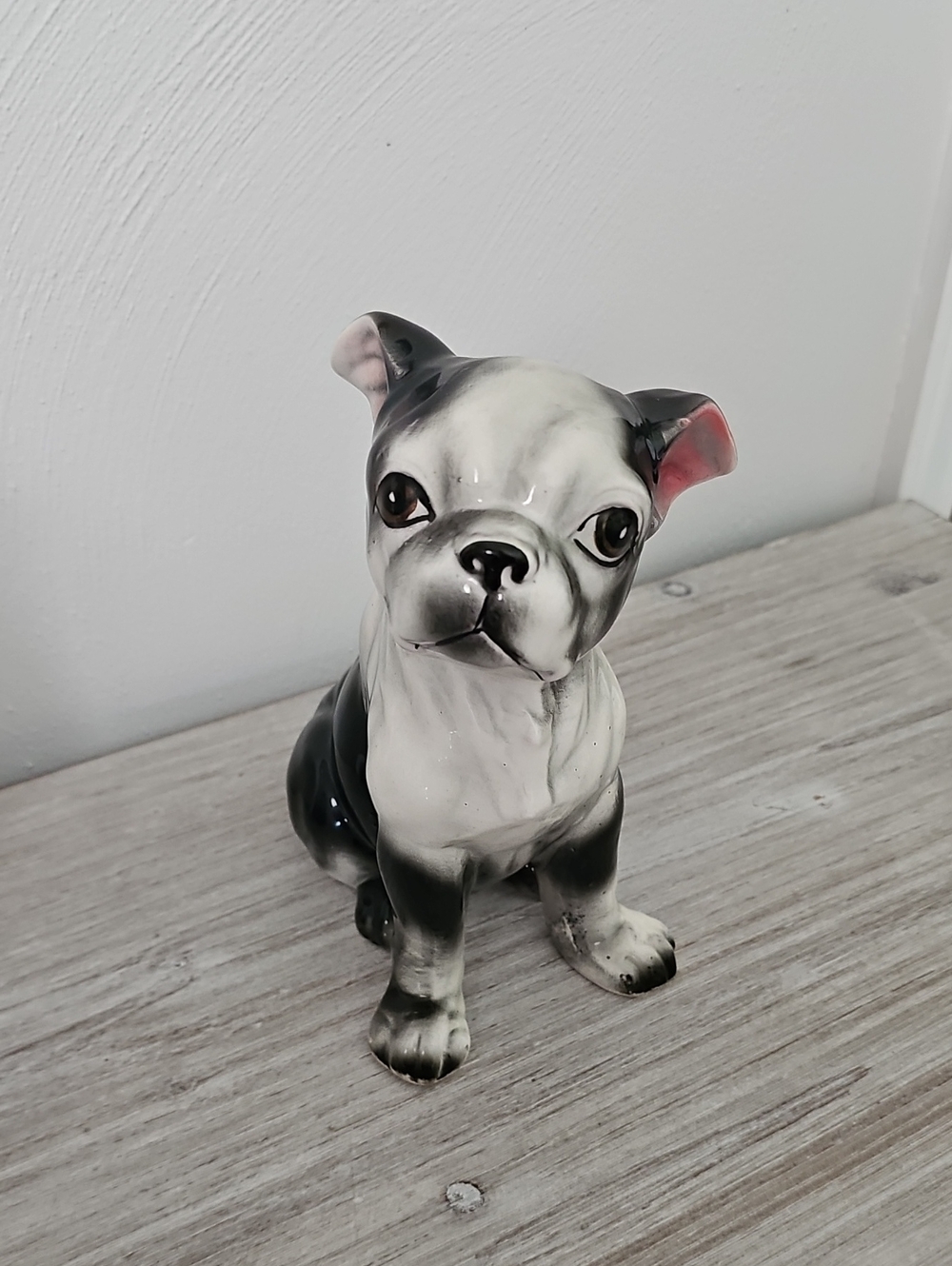 Vintage Boston Terrier Collectible Figurine